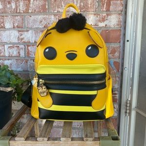 Loungefly mini backpack Pooh bee design used